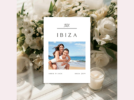 Table Plan - Framed - Bespoke